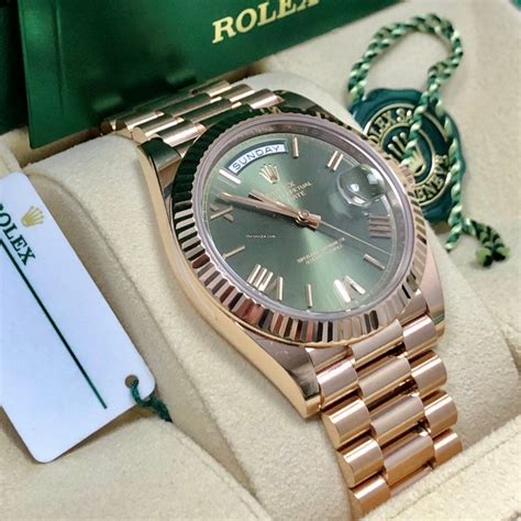 rolex datejust rose gold olive|rolex datejust 36 everose gold.